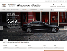 Tablet Screenshot of bommaritocadillac.com